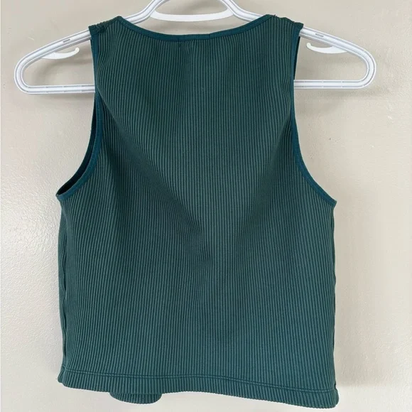 Dynamite Green Ribbed Top - Picture 2 of 3